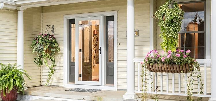 screen door installation in Upland
